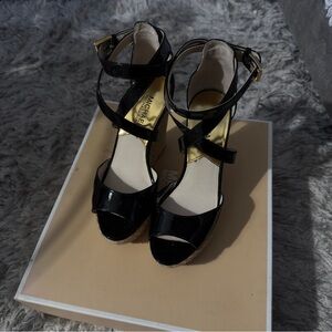 Michael Kors Glossy Black Heels